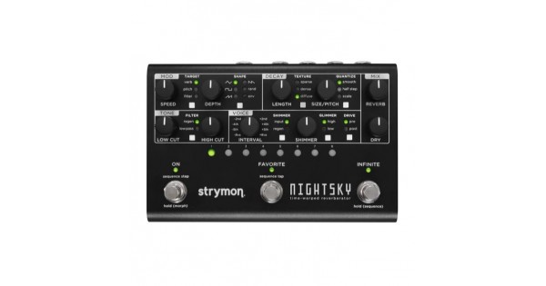 Strymon NightSky Time Warped Reverberator 限量午夜黑迴響效果器